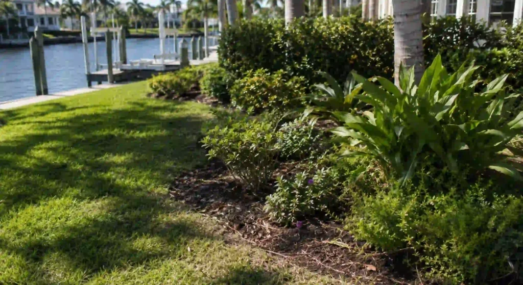 Healthy Fort Lauderdale landscape following professional soil testing and analysis